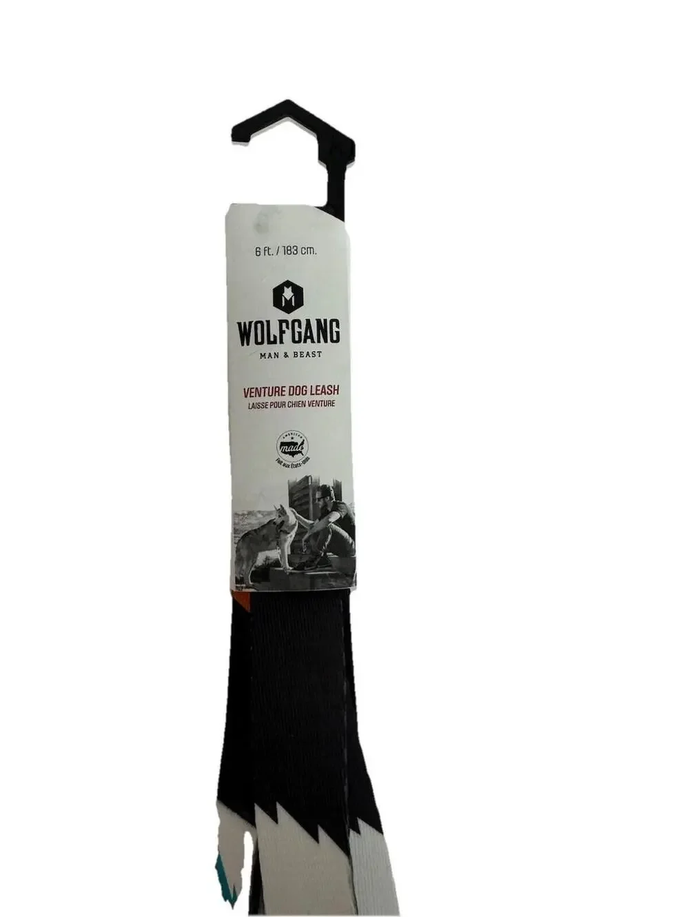 (RG) Wolfgang Man & Beast Venture Dog Leash 6ft Southwest Zig Heavy Duty Made
